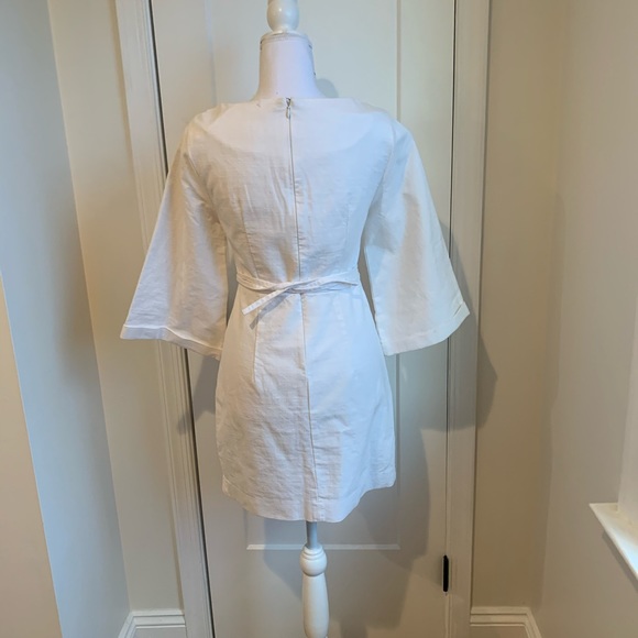 Free People White Kimono Wrap Dress Size 0 NWOT - Picture 2 of 8